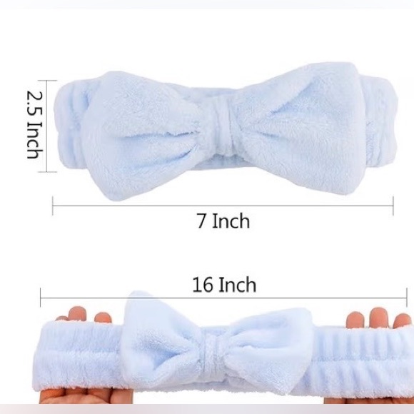 1 Soft Plush Spa Headband - Picture 2 of 3